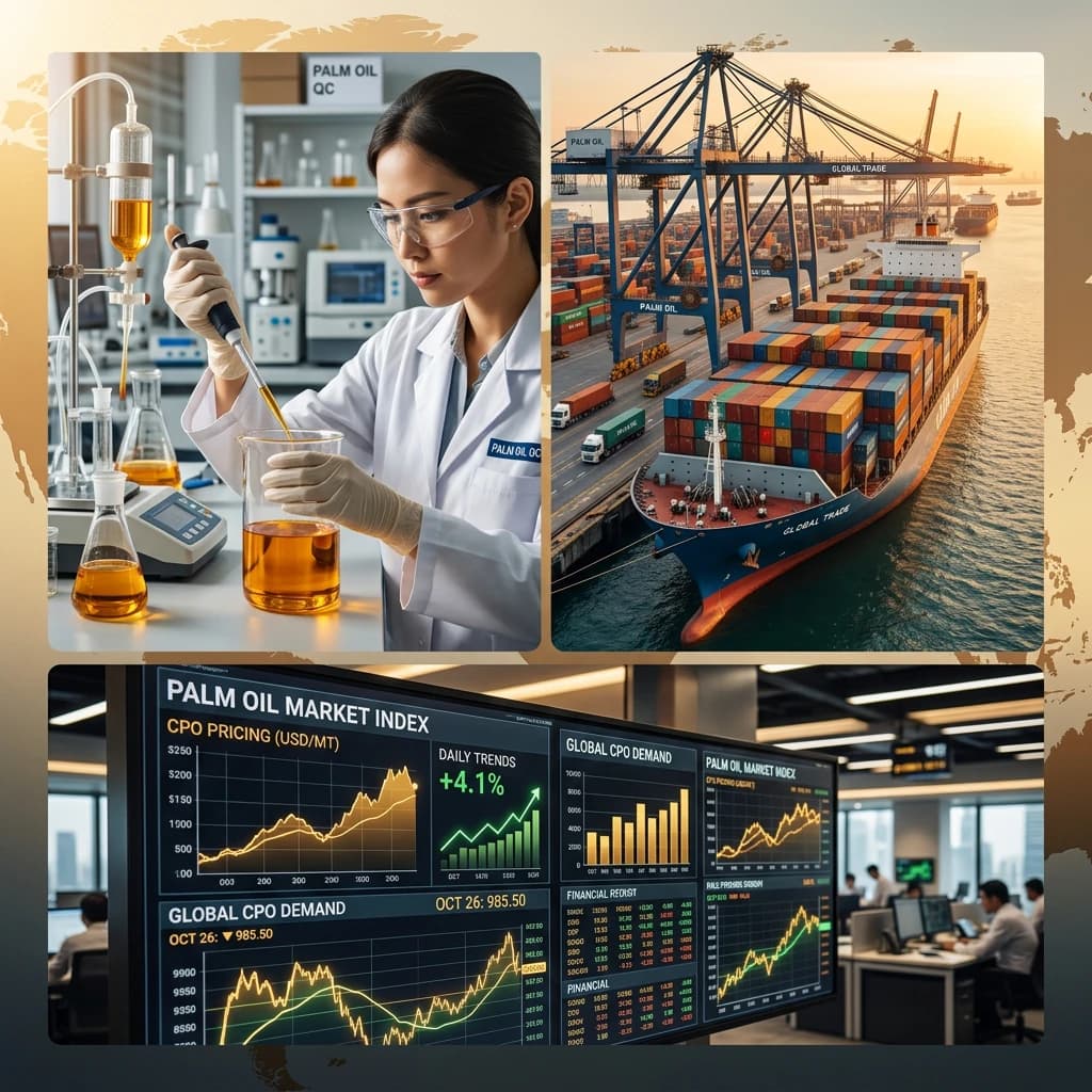 Sourcing verification and laboratory testing of palm oil