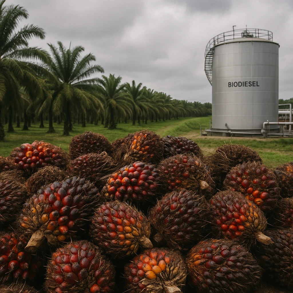 CPO holds near $1,105/MT as rising output and weak rupiah face El Niño and biodiesel demand.