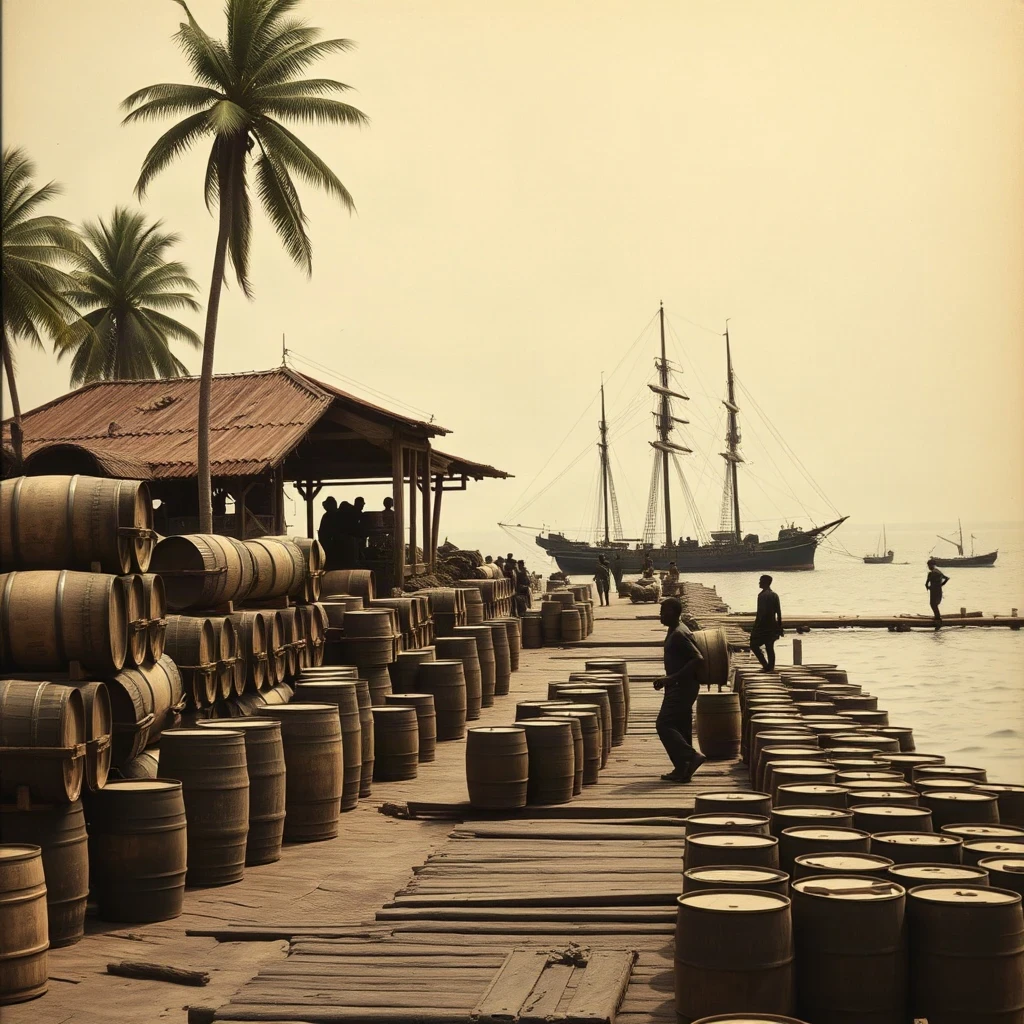 From 'legitimate commerce' to global commodity: the historical pivot that shaped West Africa's palm oil industry.
