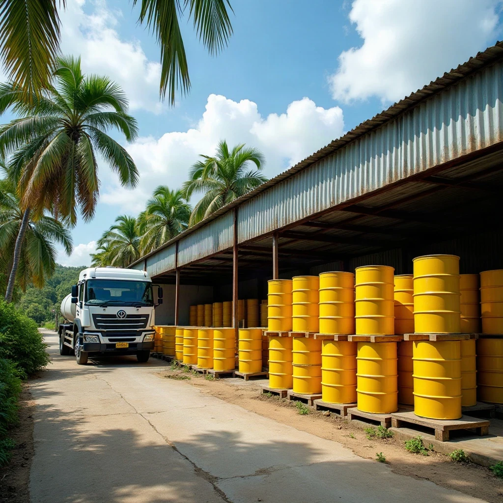 Malaysian stocks at 2.82m tonnes and firm Brent offset by Indonesia's biodiesel push; benchmark near $1,137/MT.