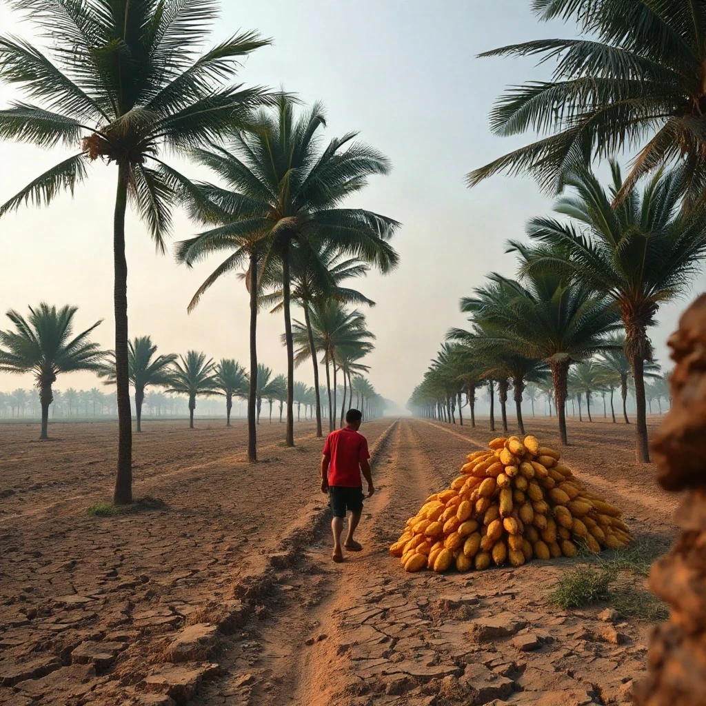 ONI at +1.8 keeps the palm belt on a drought watch, with near-term harvest disruption in Kalimantan and a delayed yield hit across both countries.